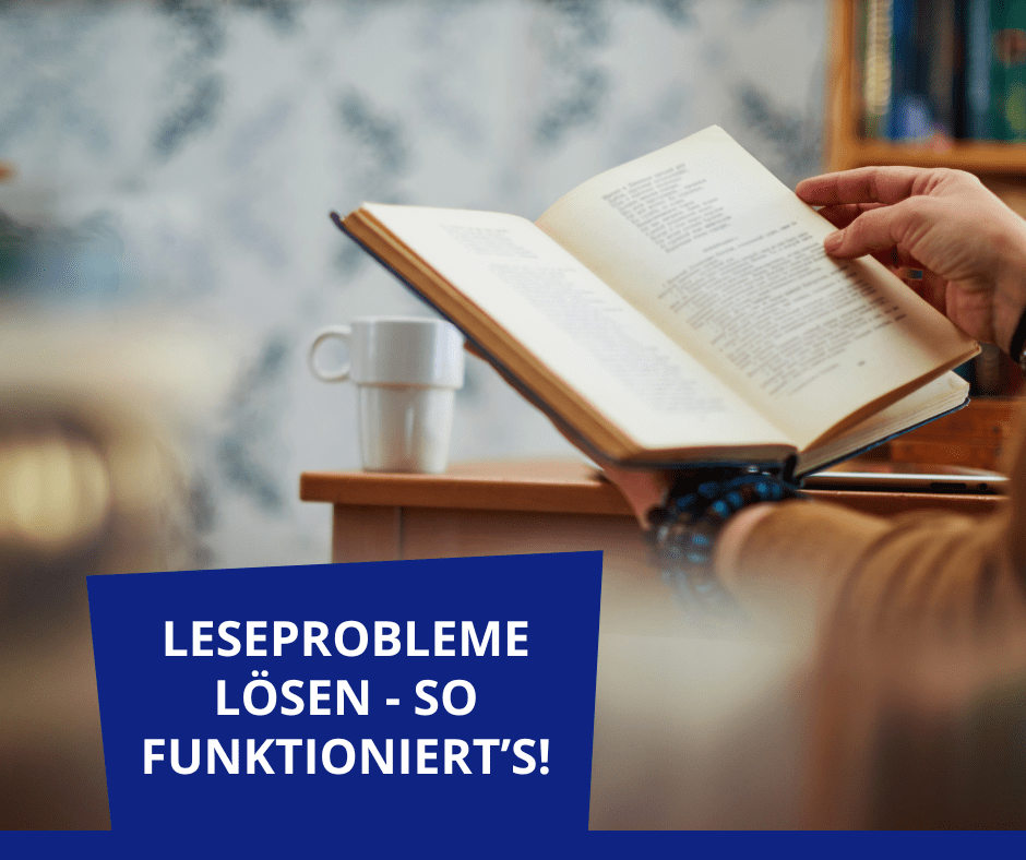 Leseprobleme lösen - so funktionierts